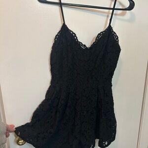 H&M Black Lace Romper